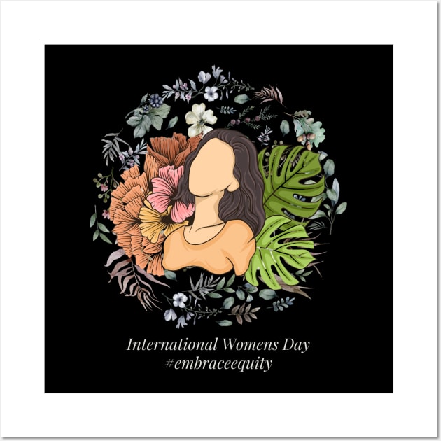 international women's day 2023 embrace equity 2023 Wall Art by Ballari